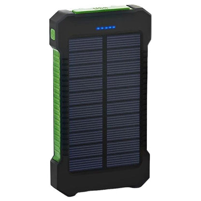 Outdoor Waterproof Solar Charging Treasure 20000 MA Large Capacity Mobile Phone Portable Mobile Power Wholesale